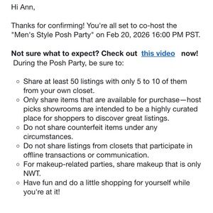 Men’s Style Posh Party